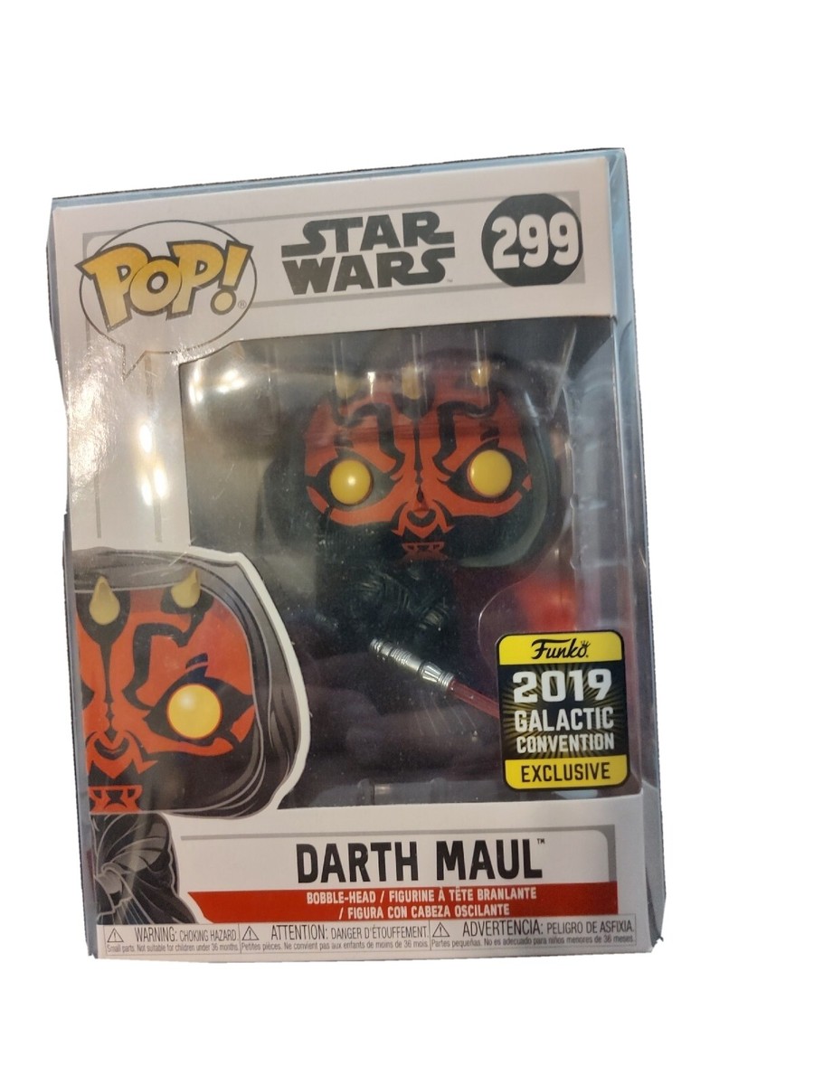 【Exclusive】Funko 299 Darth Maul Funko Pop! Star Wars Darth Maul #299 2019 Galactic