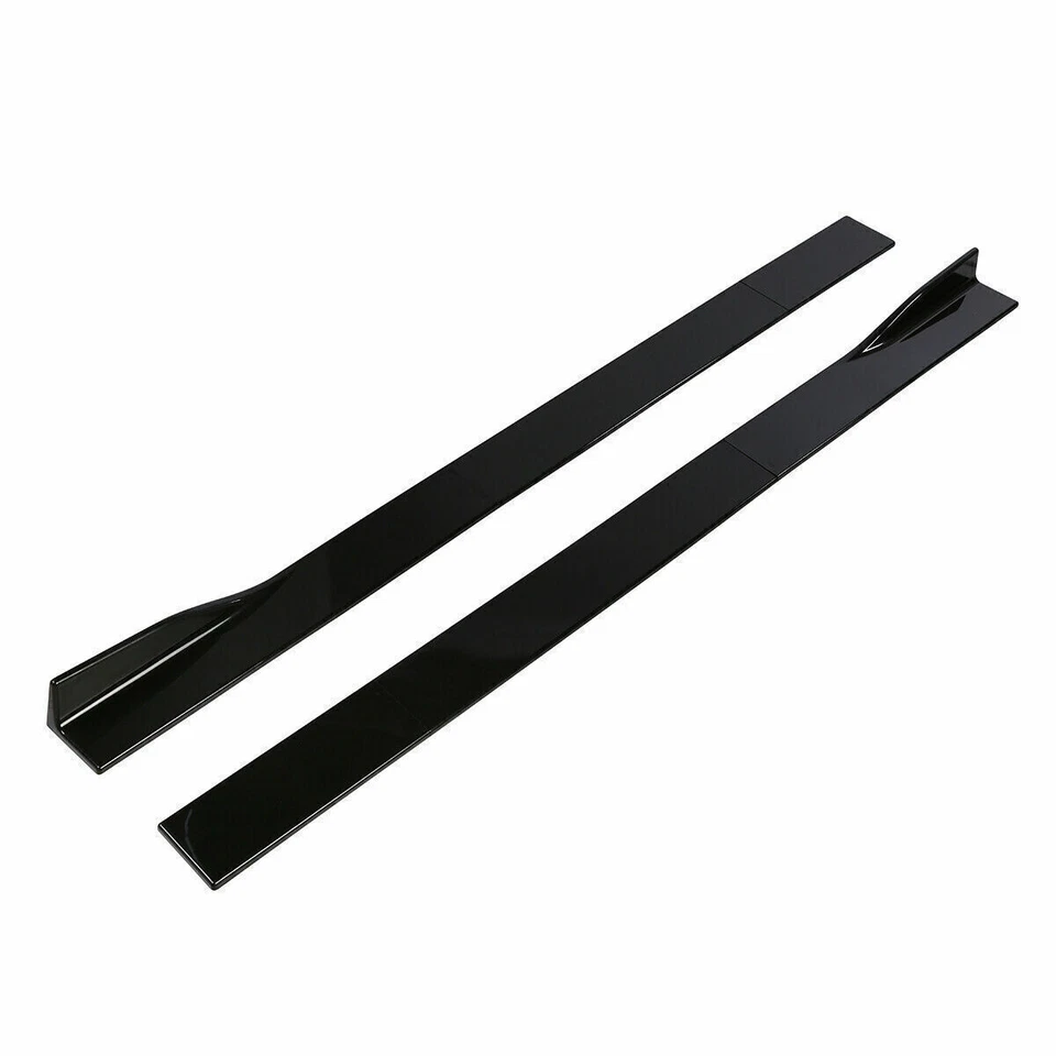 86.6'' Glossy Black CS Style Side Skirt Rocker Panel For Subaru Impreza WRX STi - Image 3 of 4