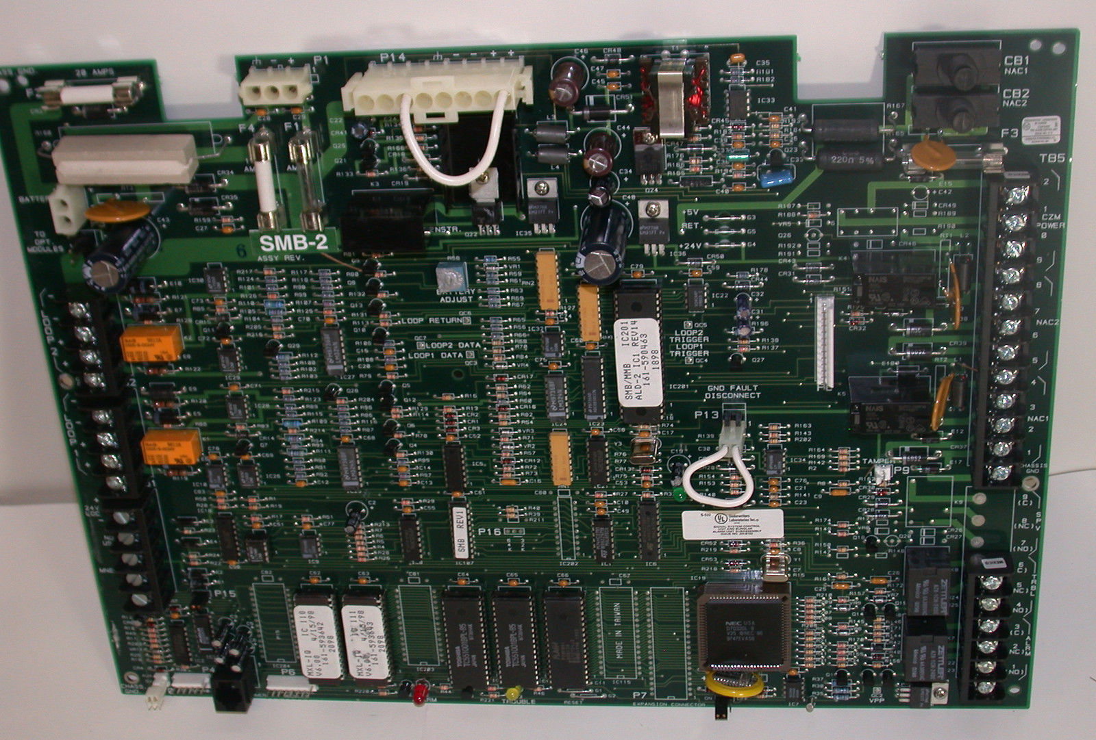 Siemens SMB2 Main Motherboard for the MXLIQ Fire Alarm System