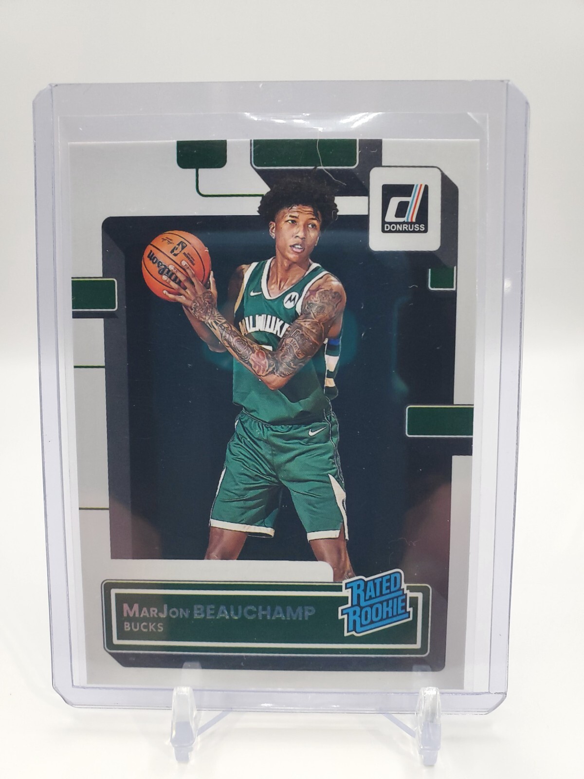MARJON BEAUCHAMP 2022-23 PANINI DONRUSS RATED ROOKIE #224 MILWAUKEE BUCKS RC