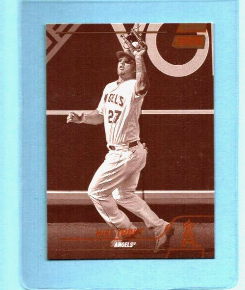 2022 Topps Stadium Club - Sepia Topps Stadium Club #200 Mike Trout LA Angels