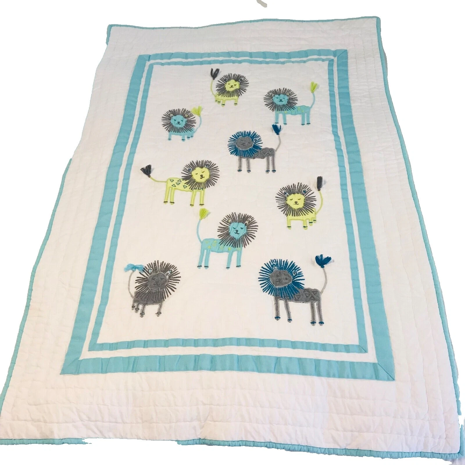 Cuna de Algodón Orgánico Pottery Barn Kids Quilts