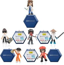 ROBLOX DevSeries Blue Hexagon Mystery Blind Figures Boxes Brookhaven Jailbreak