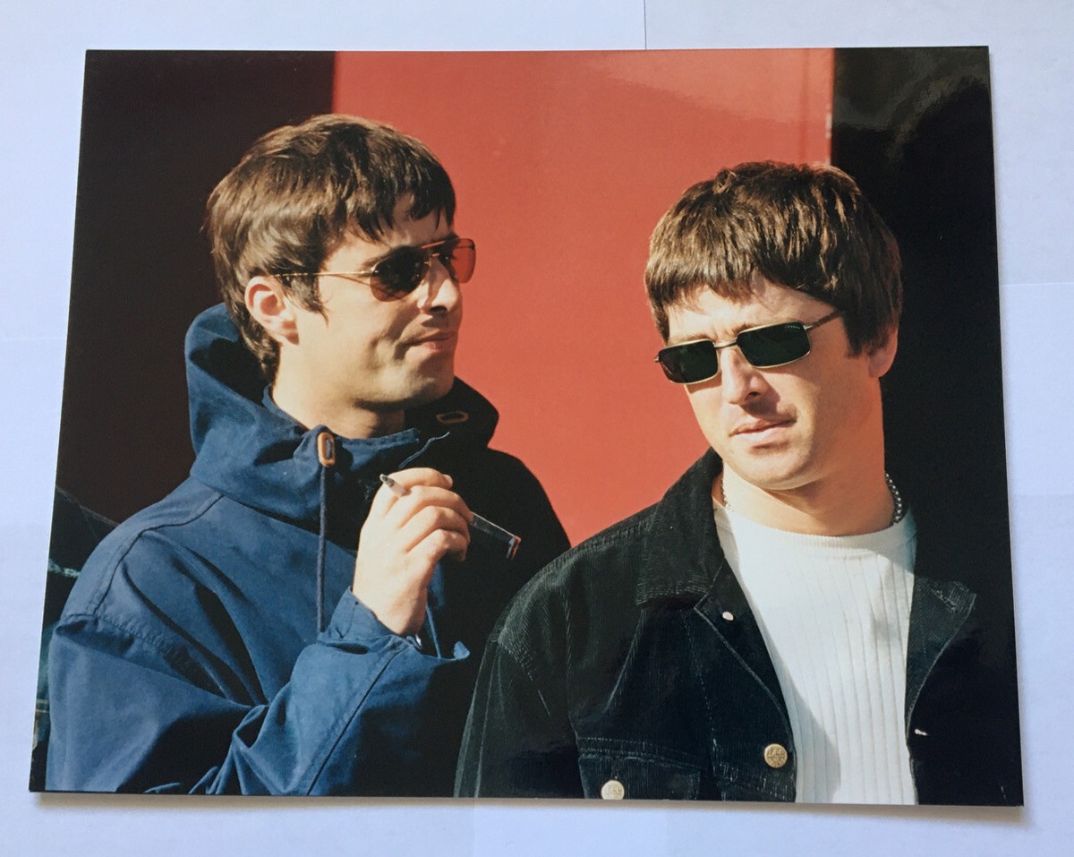 Oasis Noel Liam Gallagher Photo Gloss Finish A4 Approx Size