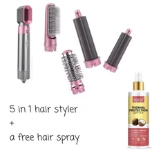 5-in-1 Volumizing Hair Styler - Blow Dryer Brush with Detachable Head