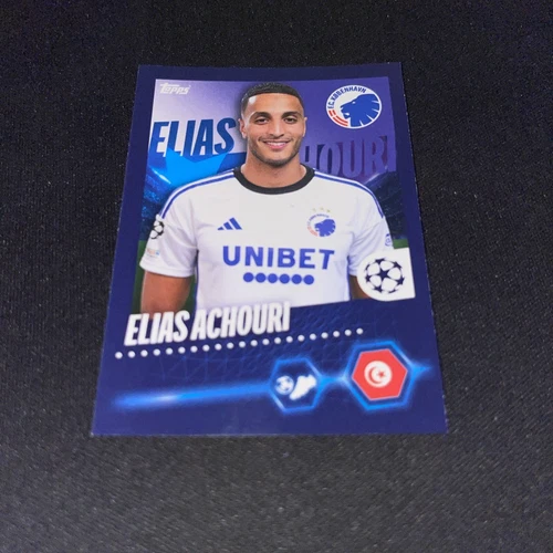 554 Elias Achouri Copenhagen Topps Champions League 2023/2024 sticker