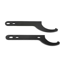 2 PCS of  Universal Coilover Steel Spanner Wrench  Shock Adjustment tool Black