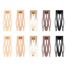 10 Pcs Double Grip Hair Clips, Metal Snap Hair Clips Hair Barrettes for Women...