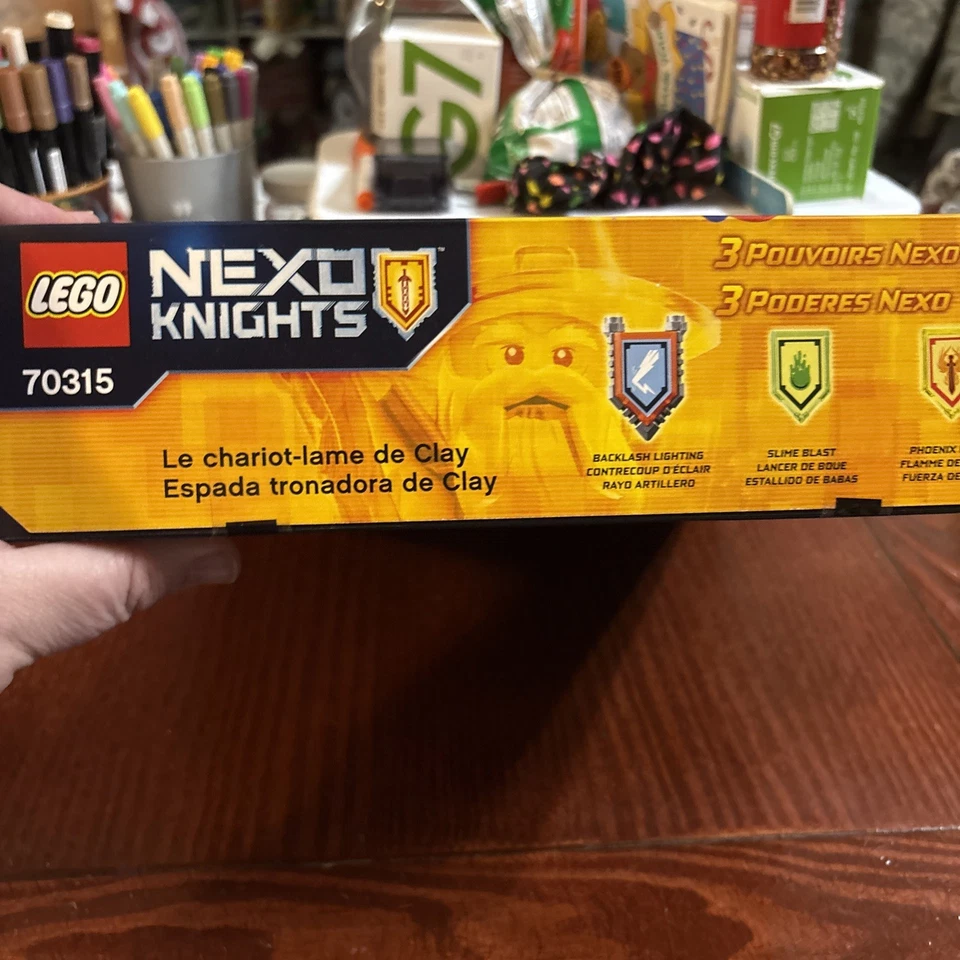 Lego Nexo Knights Set #70315 Clay’s Rumble Blade. GU3 Foto 2 de 4