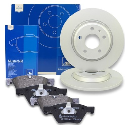 ATE Bremsscheiben 302mm + Bremsbeläge Hinten passend für Ford Mondeo 5 1.5 2.0