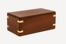 Cremation Urn for Pet Cats Dogs Keepsake Ashes Burial Memorials Wood Funeral Box