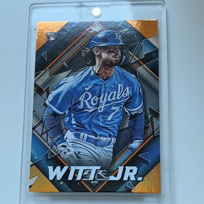 Topps 2022 Fire #198 Bobby Witt Jr Rookie Orange /299 Kansas City Royals