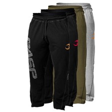 GASP Vintage Sweatpants Trainingshose Schwarz Grau Bodybuilding Gym Wear Fitness