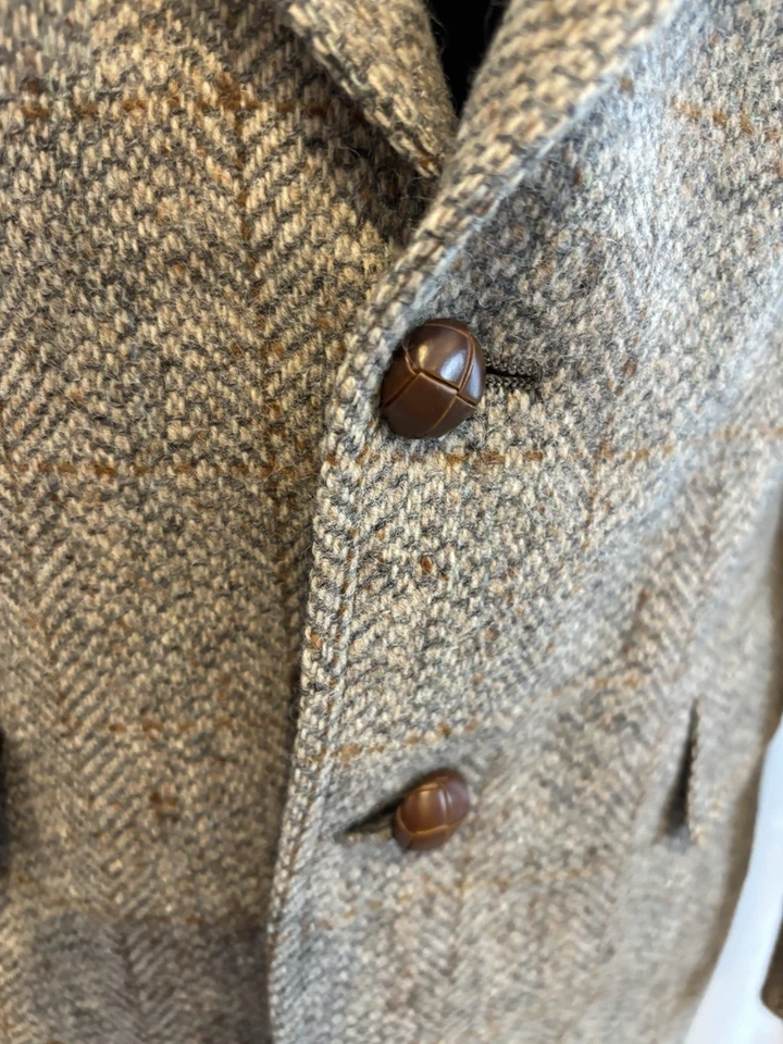 De colección Para Hombre Harris Tweed 100% Lana Ralph Lauren En Beige Talla 42 Foto 2 de 4