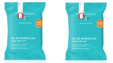 O3+ Oil De Moroccan Hair Spa Kit con Olio di Argan Maschera Capelli 40gr+ 23ml Confezione da 2