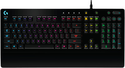 LOGITECH G213 Prodigy Gaming, Tastatur, Rubberdome,