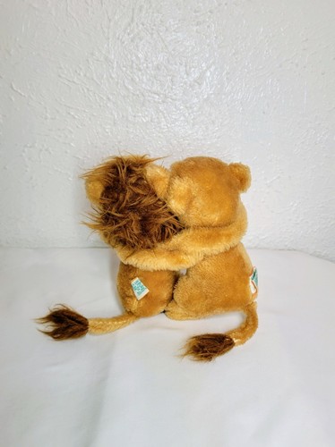 Dakin Lionhearted Hugging Lion Lioness 6" Plush #31-2647 1978 Shredded Clippings - Picture 2 of 7