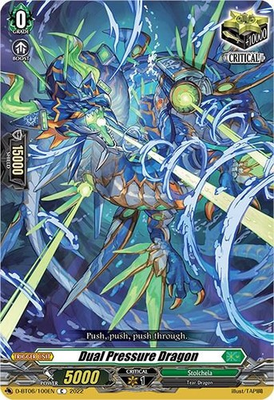 #ad DUAL PRESSURE DRAGON D BT06 100EN C CARDFIGHT VANGUARD LP $1.99