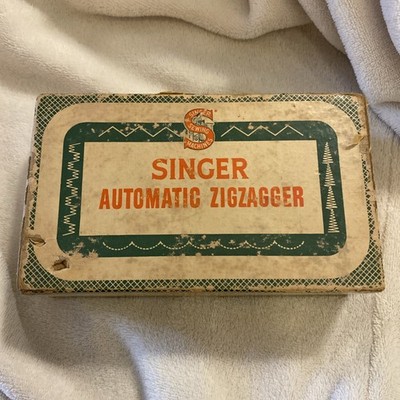 Vintage Singer Automatic Zigzagger # 160985 Manual Patterns Templates Zig Zag