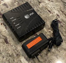 Westell 6100 DSL2 Router F90-610025-06 w/ Power Supply Adapter