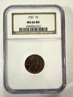 1931 Lincoln Cent NGC MS 66 RD US COINS #1956952-012