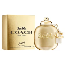 Coach Gold Eau de Parfum 3 oz Spray Women | Elegant Warm Fragrance Floral Scent
