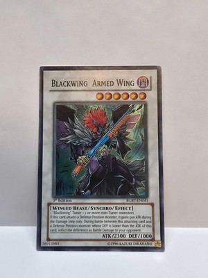 Yu-Gi-Oh! - Blackwing Armed Wing (RGBT-EN041) - Super Rare 1st Ed. - LP/MP