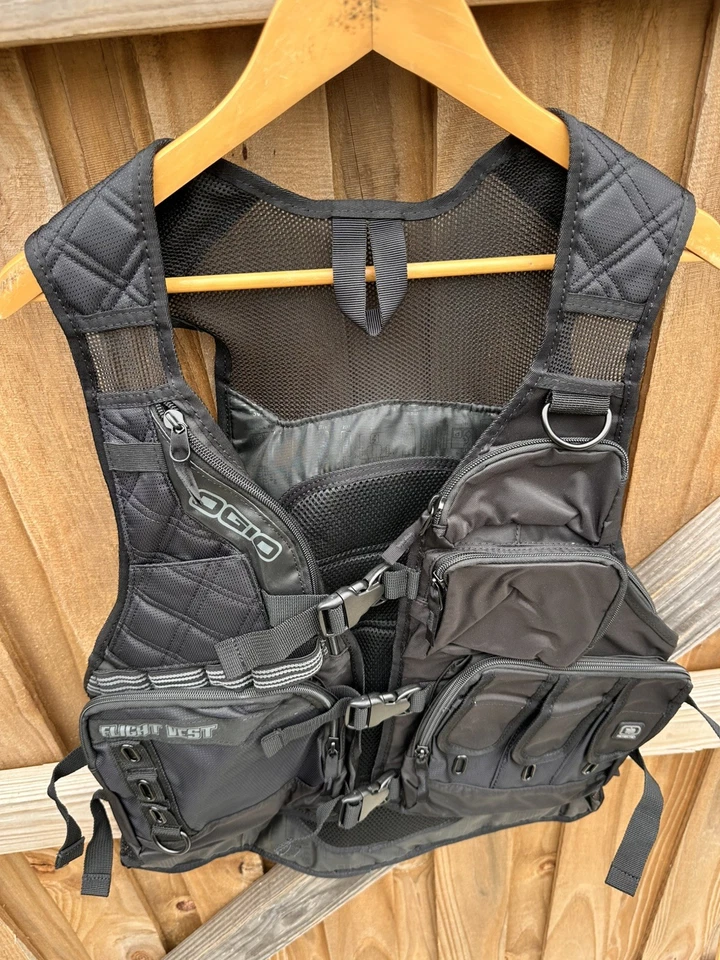 Ogio Flight Moto Vest Only Motorcycle Black - Image 4 of 4