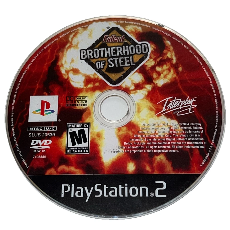 Fallout: Brotherhood of Steel - Sony PlayStation 2 | Disc Only | Resurfaced - Image 2 of 4