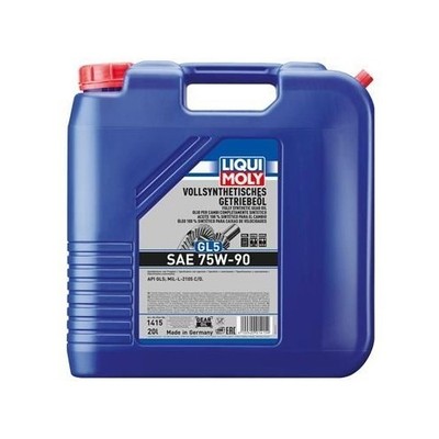 20 LITER KANISTER LIQUI MOLY VOLLSYNTHETISCHES GETRIEBEÖL GL5 SAE 75W-90 - 1415