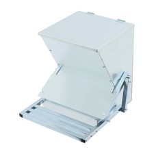 Automatic Metal Treadle Feeder Galvanized Steel Poultry Feeder Chicken Feeder