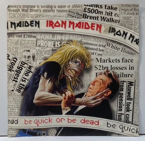 Iron Maiden Be Quick… Or Be Dead 7’’ Single Vinyl 45 Heavy Metal
