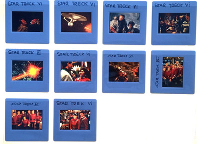D295 10x Dias/Movie Slides STAR TREK VI  DAS UNENTDECKTE LAND