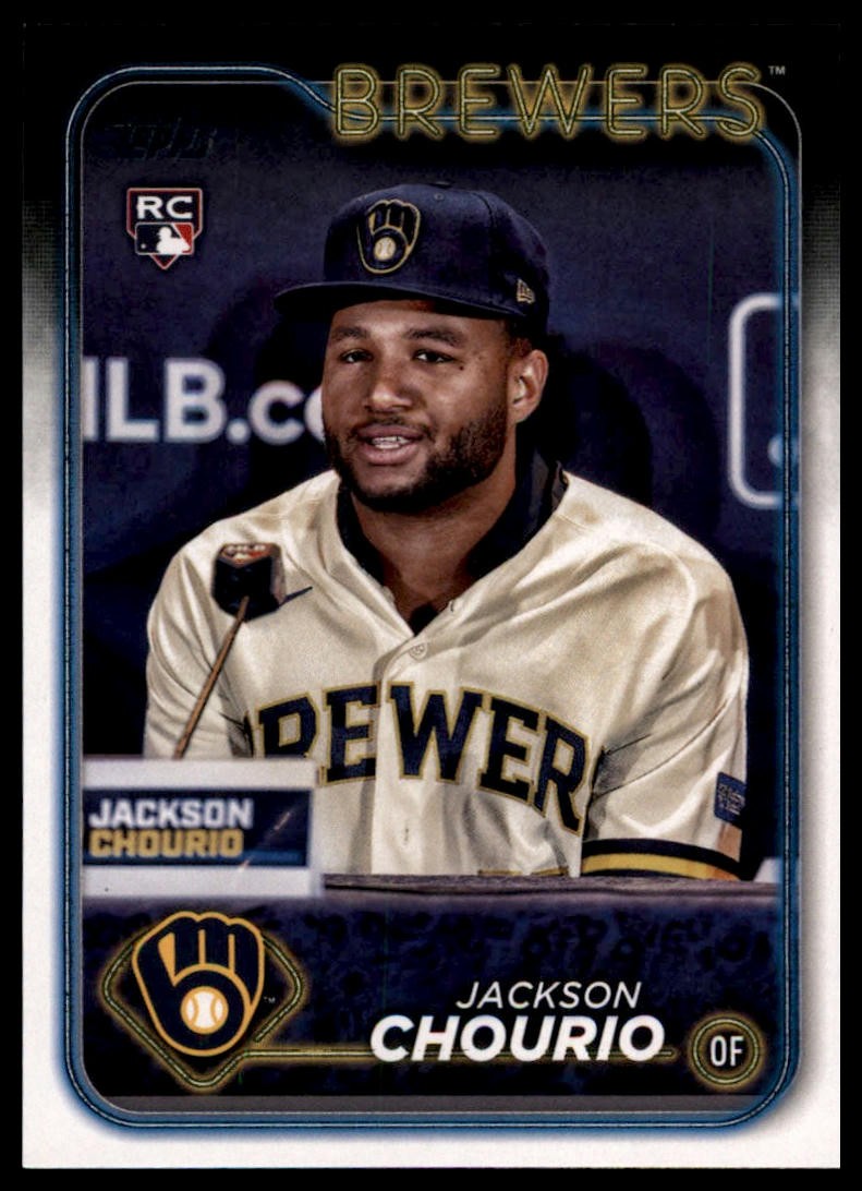 2024 Topps #698 Jackson Chourio Rookie Variations