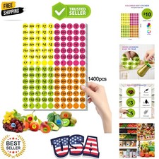 Garage Sale Price Stickers, 1400 PCS 3/4 Inch Price Stickers for Yard Sales, ...