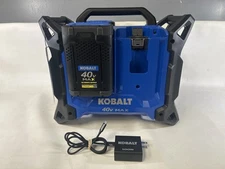 Kobalt K40 1800 Watt Portable Power Supply Kit w/ 2 6.0 Ah Batteries - 5418356