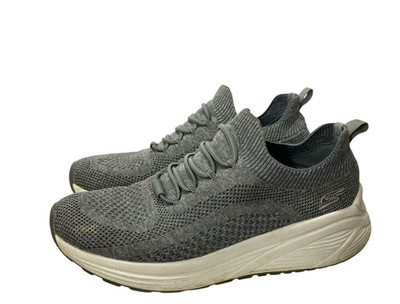 Skechers BOBS Sport Sparrow 2.0 Allegiance Athletic Crew Slip On Womens 8 Gray