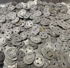 1930s-1950s KANSAS CITY Train Streetcar Bus Transit Token ☆☆☆Large Lot of 100☆☆☆