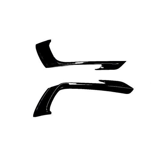 Glanz Schwarz Front Stoßstange Vent Canards Für Porsche 718 Boxster Cayman 16-19 - Bild 10 von 11
