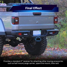 Trailer Tow Hitch For Jeep Gladiator JT 2020-2023 2024 2025 2" Receiver Class 3