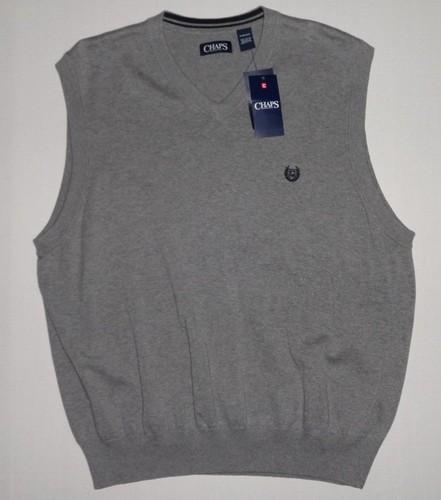 GRAY SWEATER VEST 2XB XLT 0300318 | eBay