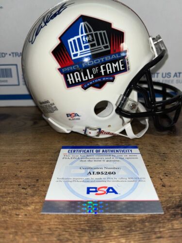 DAN FOUTS SIGNED HALL OF FAME MINI HELMET PSA AL95260 - Picture 2 of 2