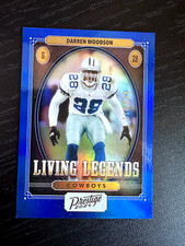 2024 Prestige Living Legends Darren Woodson Dallas Cowboys Blue 10/249 #LL-DWN