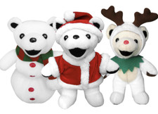 Grateful Dead BEAN BEAR KRINGLE, RUDOLPH RED, JACK A SNOW Christmas Set