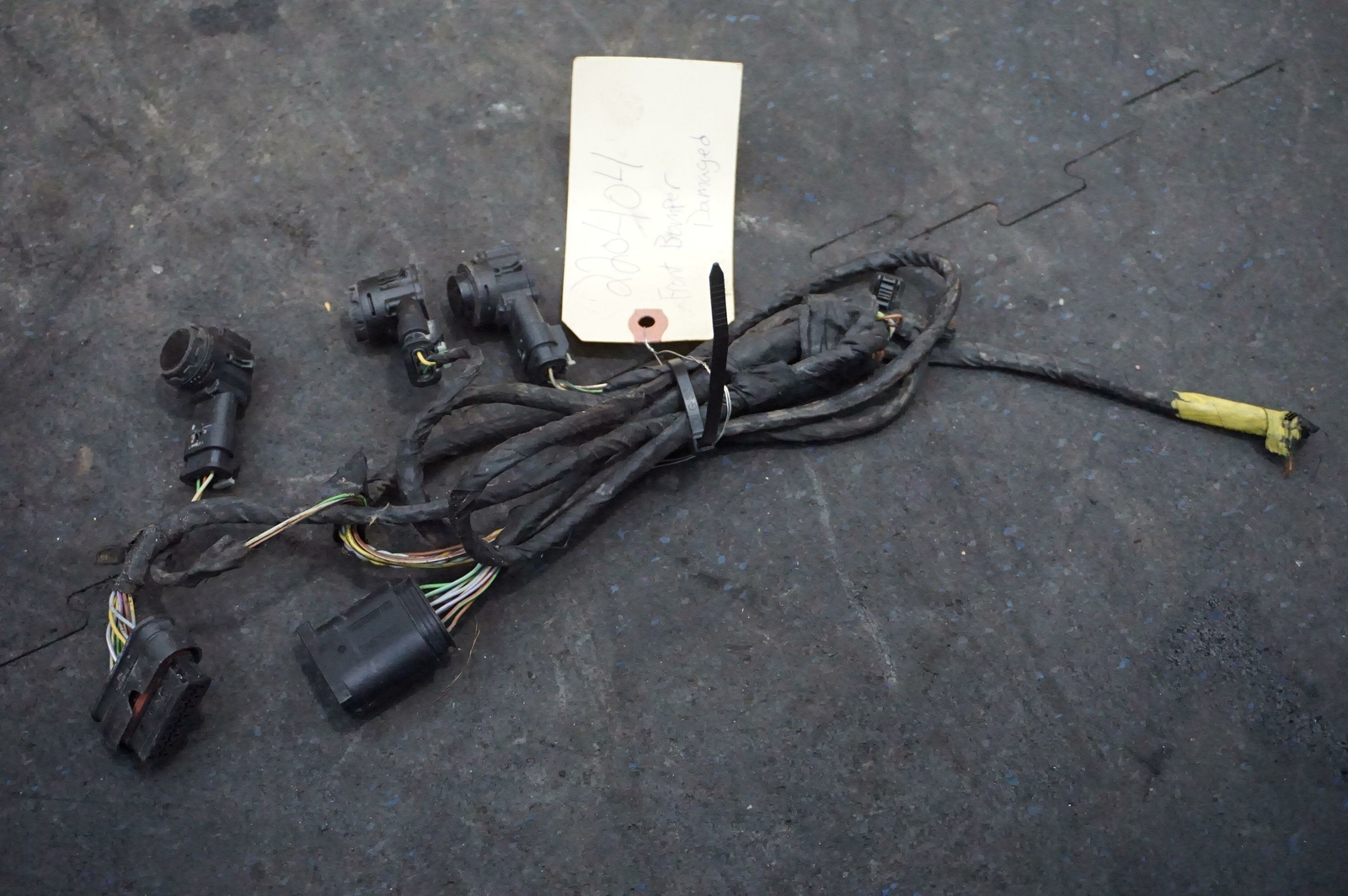 Front Bumper Wire Wiring Harness W/ 3 Parking Sensor 61128707292