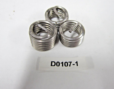 3/4-10 Helicoil Free Running  Insert 3pc Lot .62'' long D0107-1 ''F