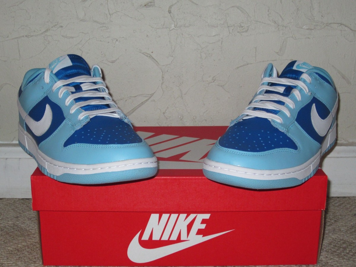 Nike Dunk Low Men\'s Size 12 Argon Blue Flash Marina White, DM0121-400 Size 10 - Nike Dunk Retro QS 2022 Low Argon for sale online  main image 2