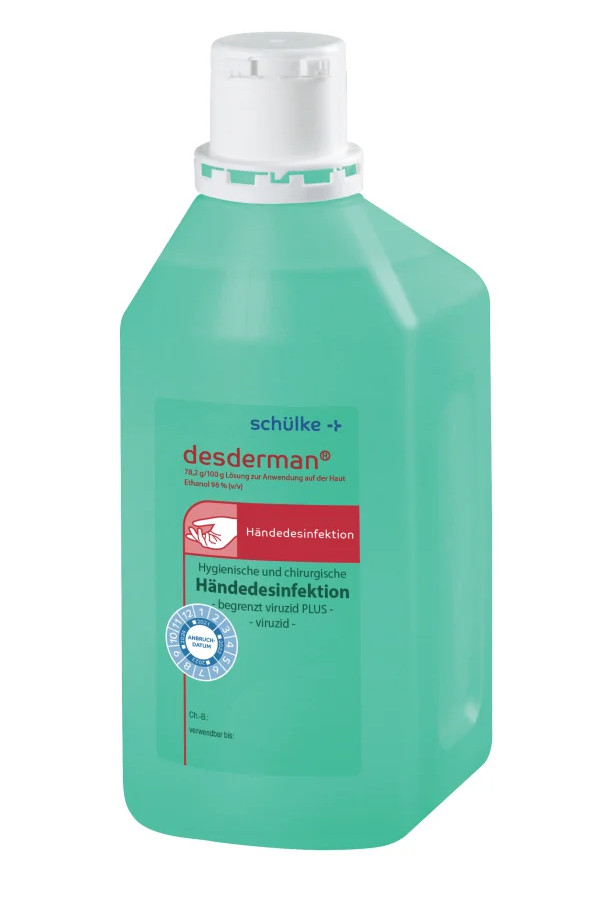 Schülke Desderman 1000 ml alkoholisches Haut- & Händedesinfektionsmittel 1 Ltr