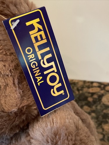 Kellytoy Super Soft Plush Sitting Brown Swirl Bear 10” - Picture 2 of 3