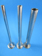 THREE Pc Set Stainless Sausage stuffing tubes for Enterprise Stuffer Lard Press